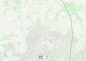 Green Lane Collection: Leeds LS16 7 Map
