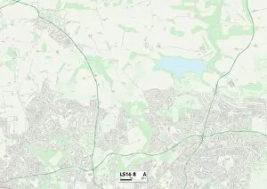 Ash Road Gallery: Leeds LS16 8 Map