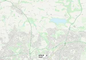 Ash Road Gallery: Leeds LS16 8 Map