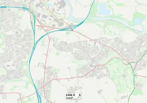 Manor Crescent Gallery: Leeds LS26 0 Map