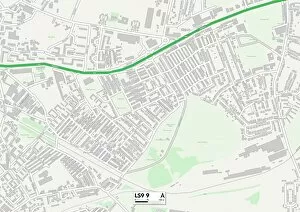 Welbeck Road Gallery: Leeds LS9 9 Map