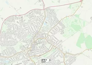 Spa Lane Gallery: Leicester LE10 1 Map