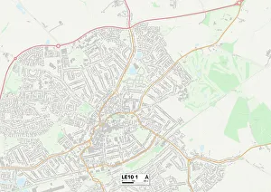 Spa Lane Gallery: Leicester LE10 1 Map