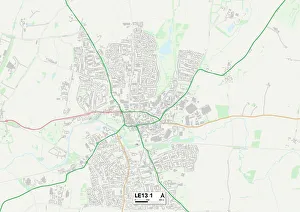 Elms Road Gallery: Leicester LE13 1 Map