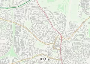 Leicester LE18 1 Map