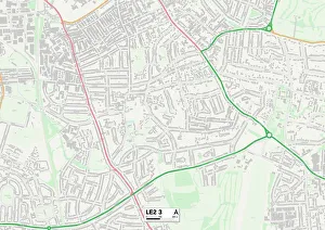 Elms Road Gallery: Leicester LE2 3 Map