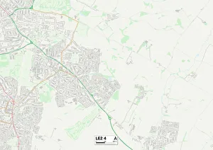 Woodfield Road Gallery: Leicester LE2 4 Map