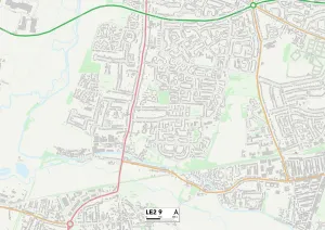 Keswick Close Gallery: Leicester LE2 9 Map