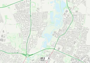 Keswick Close Gallery: Leicester LE4 4 Map