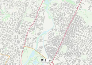 Shaftesbury Avenue Gallery: Leicester LE4 5 Map