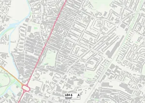 Harrogate Road Gallery: Leicester LE4 6 Map