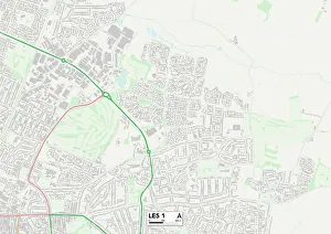 Newlands Close Gallery: Leicester LE5 1 Map