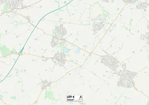 Brookside Close Gallery: Leicester LE9 4 Map