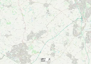 Ash Road Gallery: Leicester LE9 7 Map