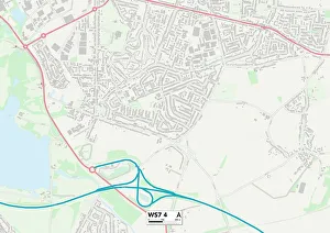 Cottage Close Gallery: Lichfield WS7 4 Map