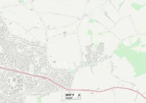 Highfield Avenue Gallery: Lichfield WS7 9 Map