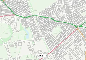 Dudley Road Gallery: Liverpool L18 1 Map