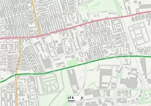 Laburnum Road Gallery: Liverpool L7 0 Map