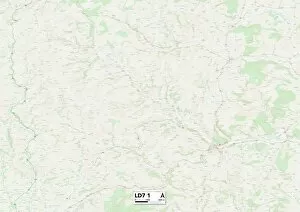 Llandrindod Wells LD7 1 Map