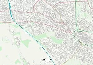 Avondale Road Gallery: Luton LU1 1 Map