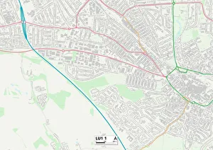 Beech Road Gallery: Luton LU1 1 Map