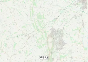 Chapel Lane Gallery: Malvern Hills WR13 5 Map