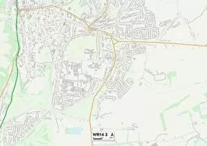 Clarence Road Gallery: Malvern Hills WR14 3 Map