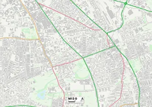 Keswick Close Gallery: Manchester M13 0 Map