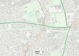 Furness Road Gallery: Manchester M14 6 Map
