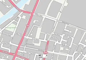 Half Moon Street Gallery: Manchester M2 7 Map