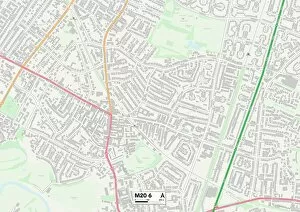Belfield Road Gallery: Manchester M20 6 Map
