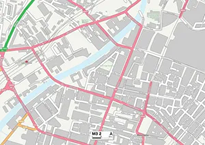 Smithy Lane Gallery: Manchester M3 2 Map