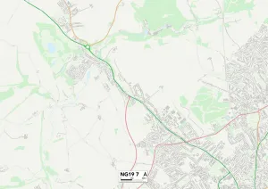 Shaftesbury Avenue Gallery: Mansfield NG19 7 Map