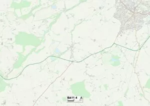 Mendip BA11 4 Map
