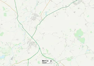 St Lukes Road Gallery: Mendip BA11 6 Map