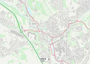 Miles Street Gallery: Merthyr Tydfil CF47 8 Map
