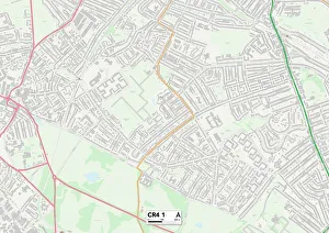 Firs Close Gallery: Merton CR4 1 Map