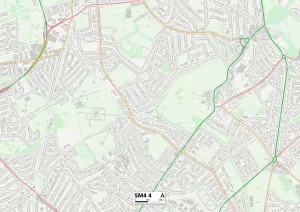 Cherry Close Gallery: Merton SM4 4 Map