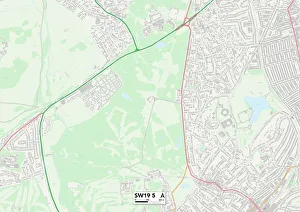 Somerset Road Gallery: Merton SW19 5 Map