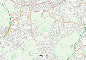 Manor Gardens Gallery: Merton SW20 9 Map