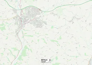 Lewis Avenue Gallery: Mid Devon EX16 4 Map
