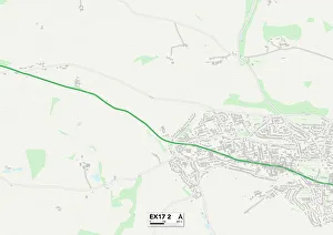 Monks Close Gallery: Mid Devon EX17 2 Map