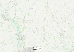 Green Way Gallery: Mid Suffolk IP6 9 Map