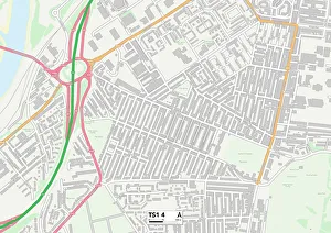 Pearl Street Gallery: Middlesbrough TS1 4 Map