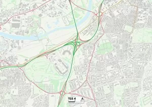 Springfield Road Gallery: Middlesbrough TS5 4 Map