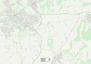 Green Way Gallery: Middlesbrough TS7 0 Map