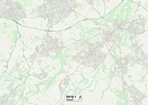 Midlothian EH18 1 Map