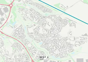 Greenway Gallery: Milton Keynes MK10 7 Map