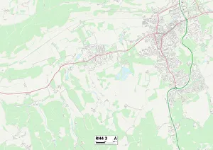 Firs Close Gallery: Mole Valley RH4 3 Map