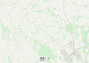 Somerset Road Gallery: Monmouthshire NP25 5 Map